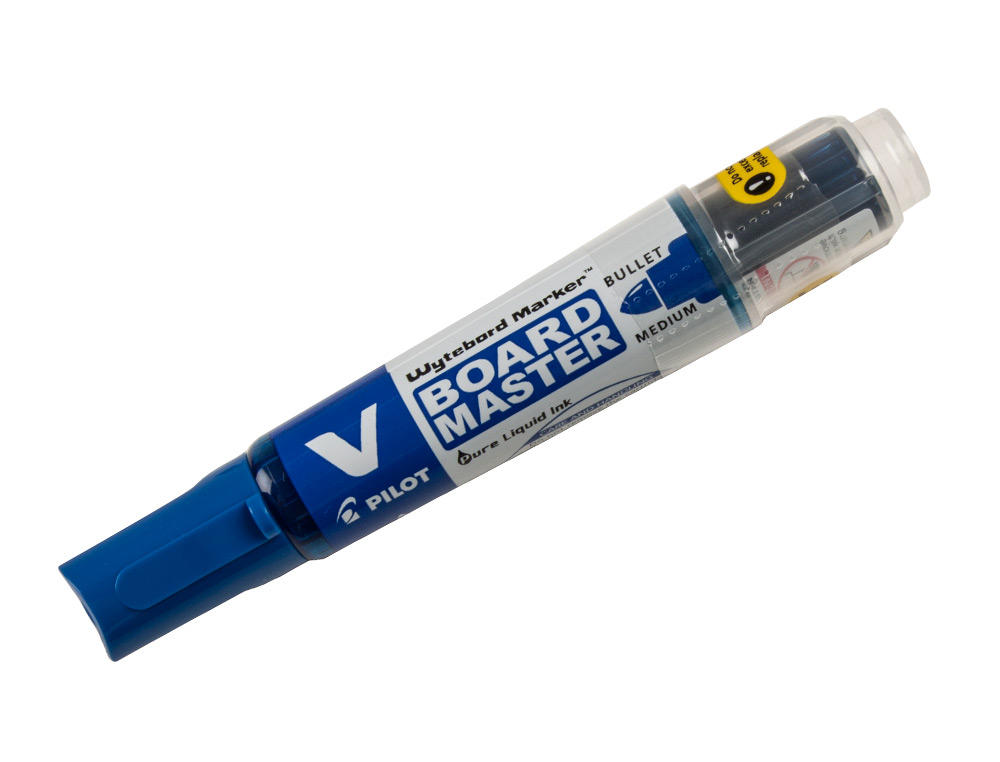 MARCADOR PILOT V BOARD MASTER PARA QUADRO BRANCO AZUL TINTA LIQUIDA TRACO 2,3MM
