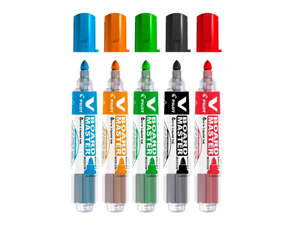 MARCADOR PILOT V BOARD MASTER PARA QUADRO BRANCO AZUL TINTA LIQUIDA TRACO 2,3MM