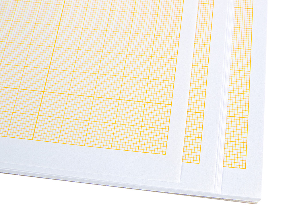 PAPEL MILIMETRICO LIDERPAPEL DIN A4 80 GR EMBALAGEM DE 10 FOLHAS