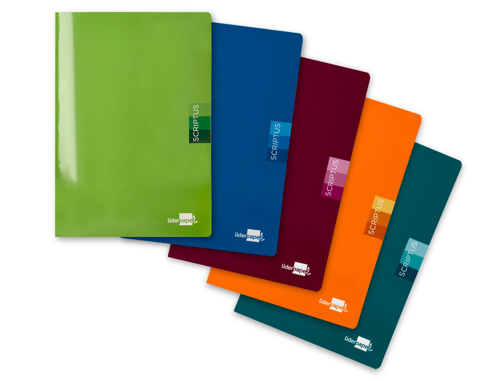 CADERNO ESCOLAR LIDERPAPEL SCRIPTUS 48F DIN A5 QUADRICULADO 6 MM PAPEL 90 GR