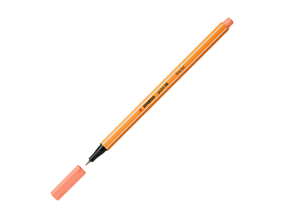 MARCADOR STABILO PONTA DE FIBRA POINT 88 ALBARICOQUE 0,4 MM