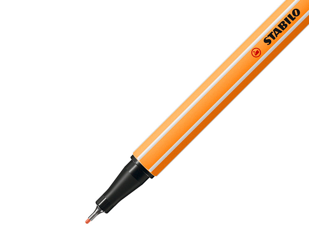 MARCADOR STABILO PONTA DE FIBRA POINT 88 ALBARICOQUE 0,4 MM