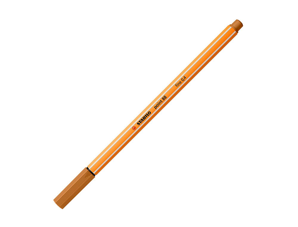MARCADOR STABILO PONTA DE FIBRA POINT 88 OCRE ESCURO 0,4 MM