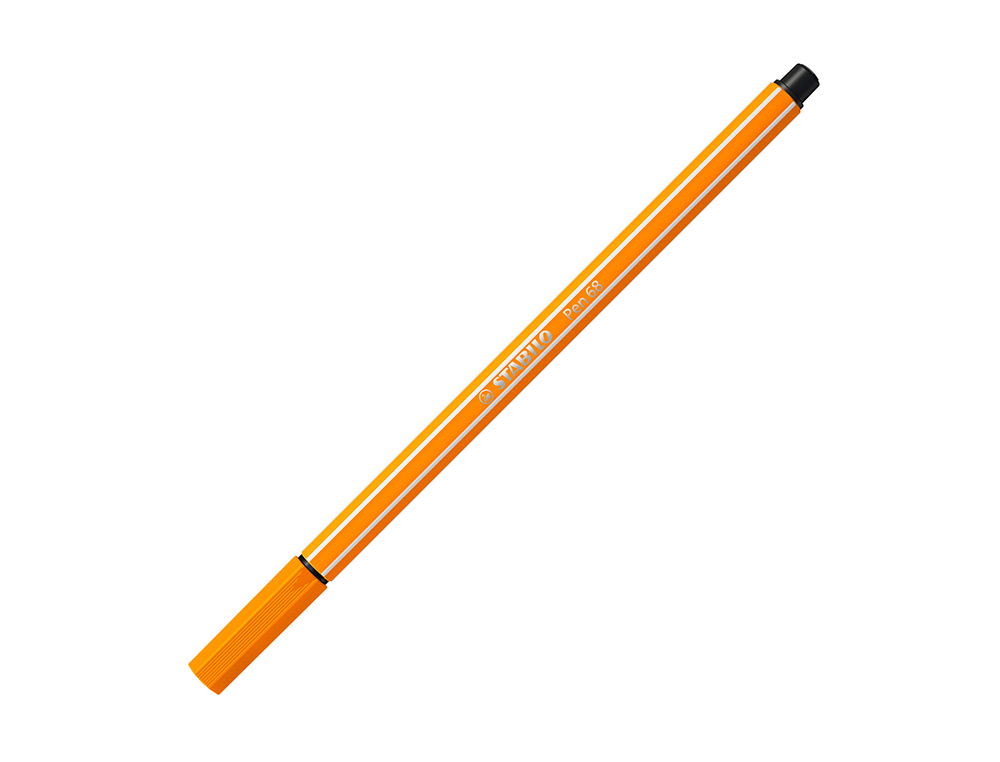 MARCADOR STABILO AGUARELAVEL PEN 68 LARANJA 1 MM