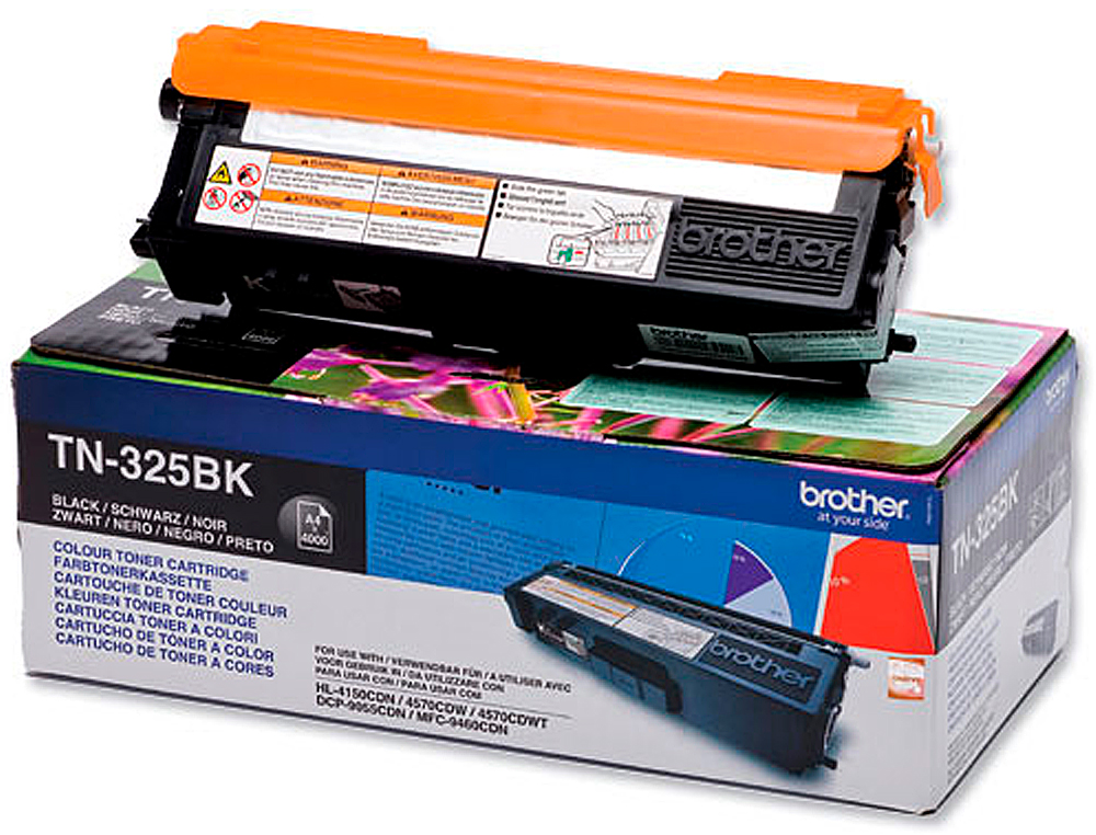 TONER BROTHER TN-325BK PRETO -4,000PAG HL-4140CN HL-4150CDN HL-4570CDW DCP-9055CDN DCP-9270CDW
