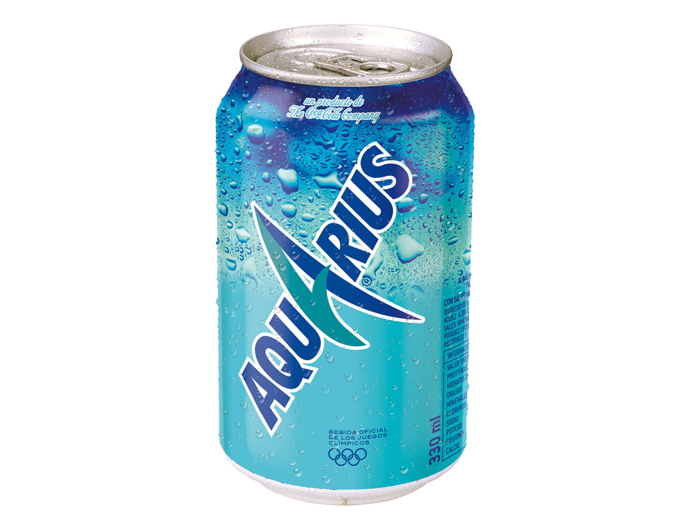 BEBIDA ISOTONICA AQUARIUS LIMAO LATA 330ML