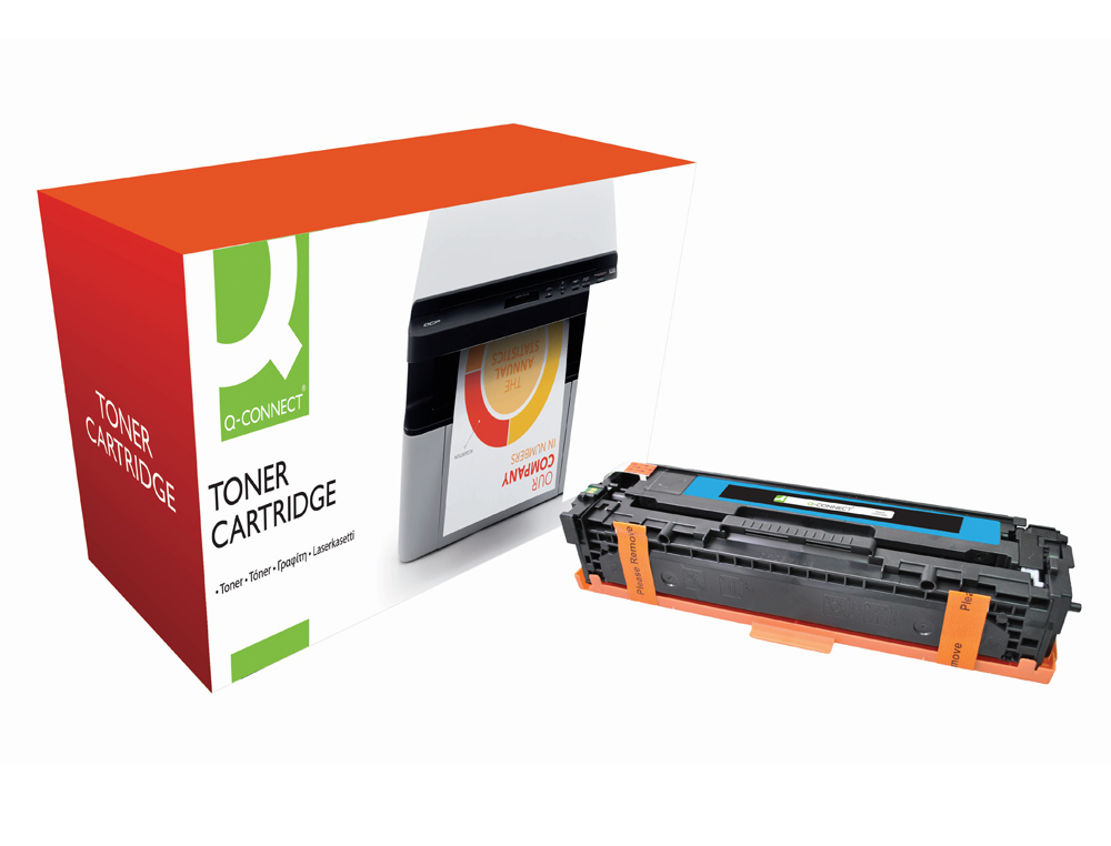 TONER Q-CONNECT COMPATIVEL HP CB541A COR LASER JET 1215/1515/1518 -1.400PAG