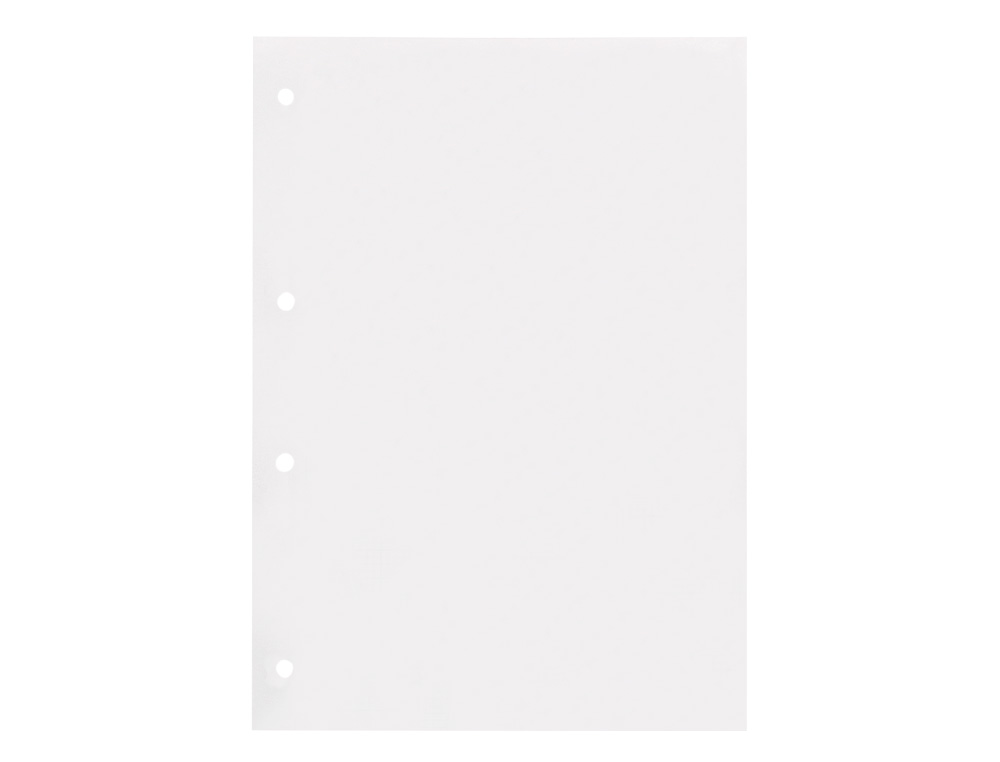 PAPEL LIDERPAPEL DIN A4 80 GR LISO 4 FUROS EMBALAGEM DE 100 FOLHAS