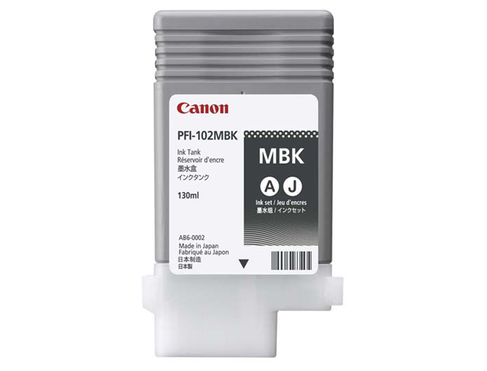 TINTEIRO CANON PFI-102MBK INK TANK PRETO MATE