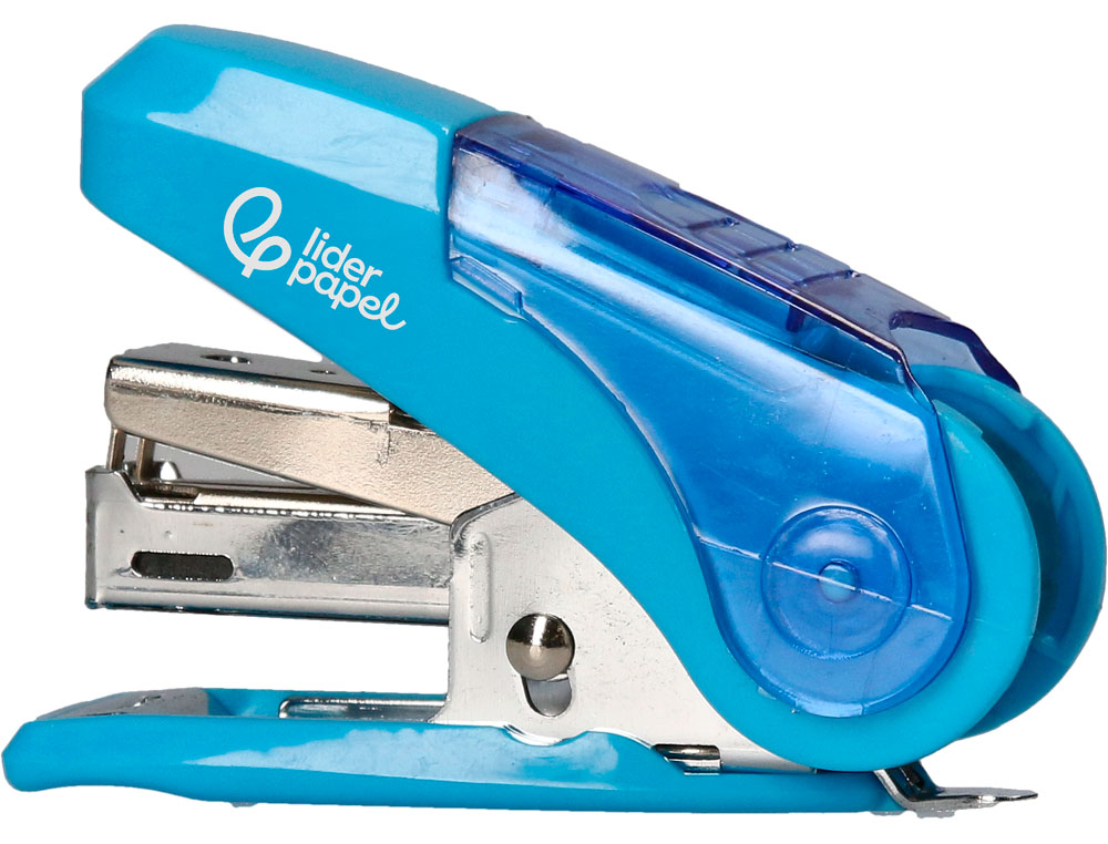 AGRAFADOR LIDERPAPEL MICRO COM BOLSA E CAIXA DE 1000 AGRAFES CAPACIDADE 20 FOLHAS