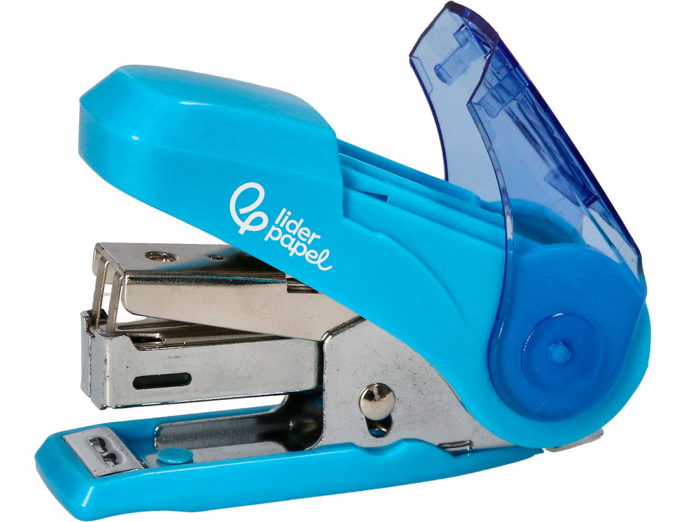 AGRAFADOR LIDERPAPEL MICRO COM BOLSA E CAIXA DE 1000 AGRAFES CAPACIDADE 20 FOLHAS