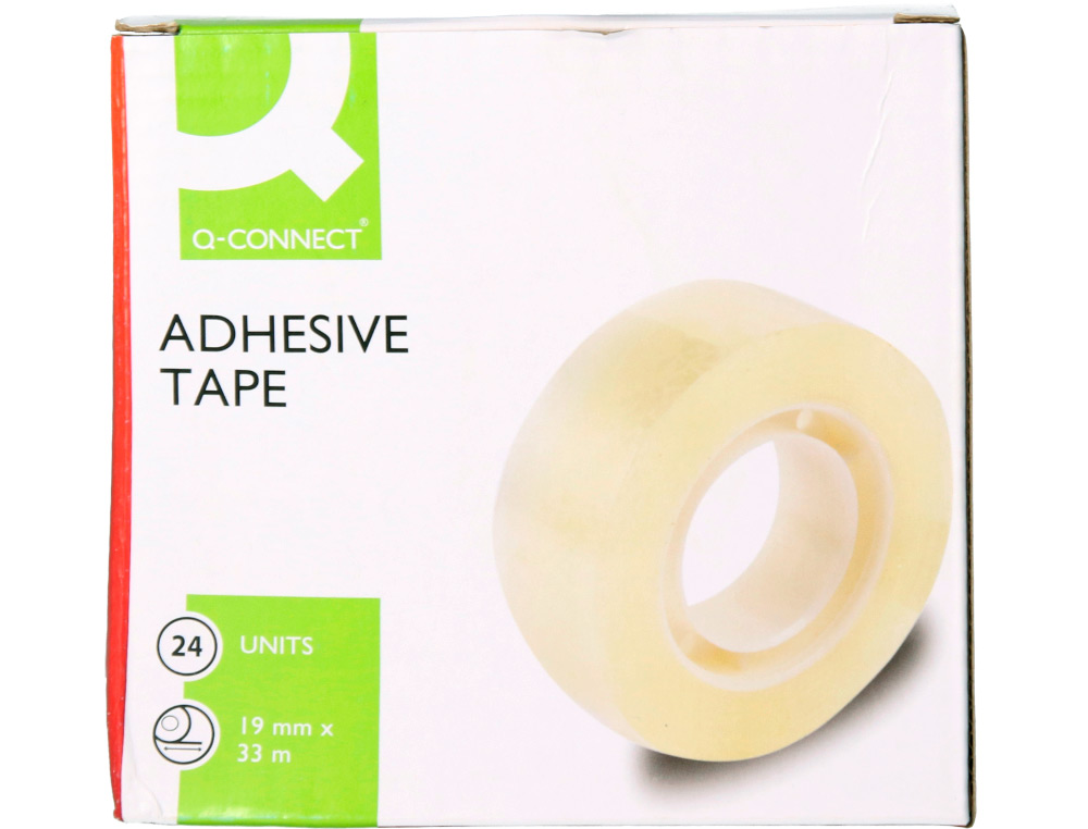 FITA ADESIVA Q-CONNECT 33 MT X 19 MM ENCELOFANADA
