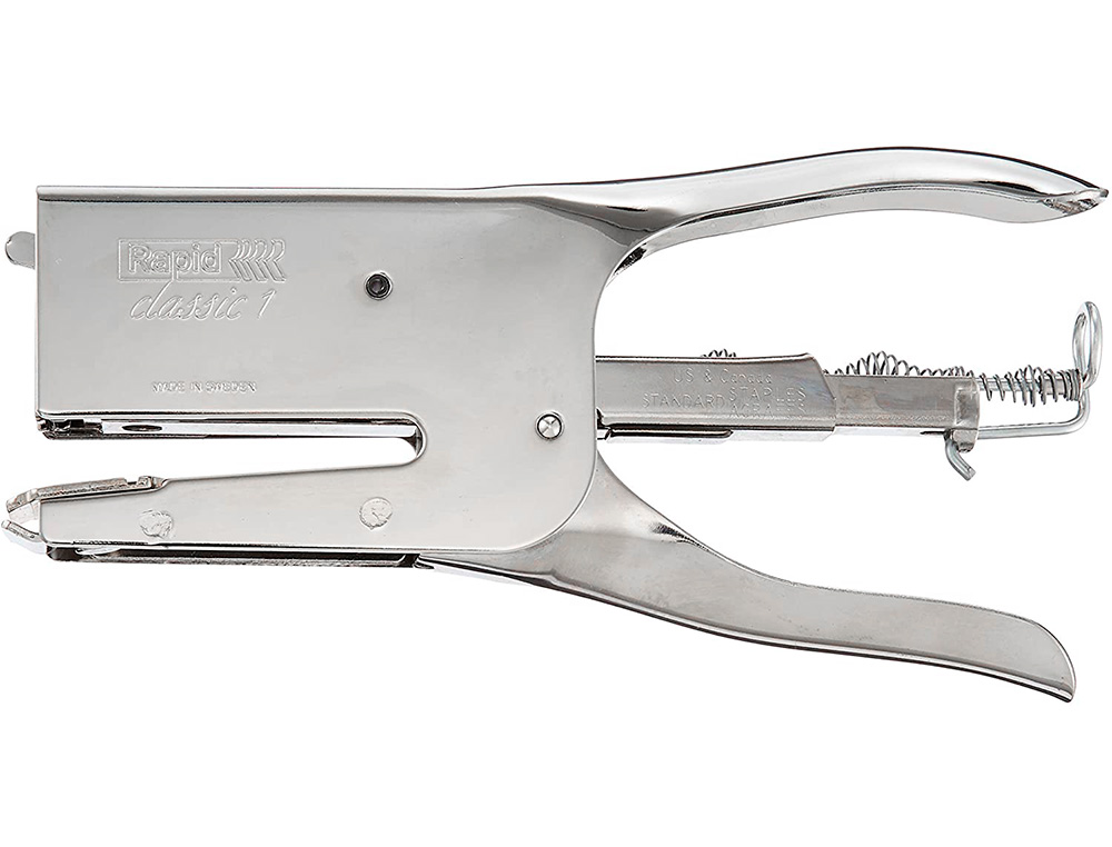 AGRAFADOR RAPID ALICATE K1 CAPACIDADE 40 FOLHAS USA AGRAFES 22/6 24/6 E 24/8