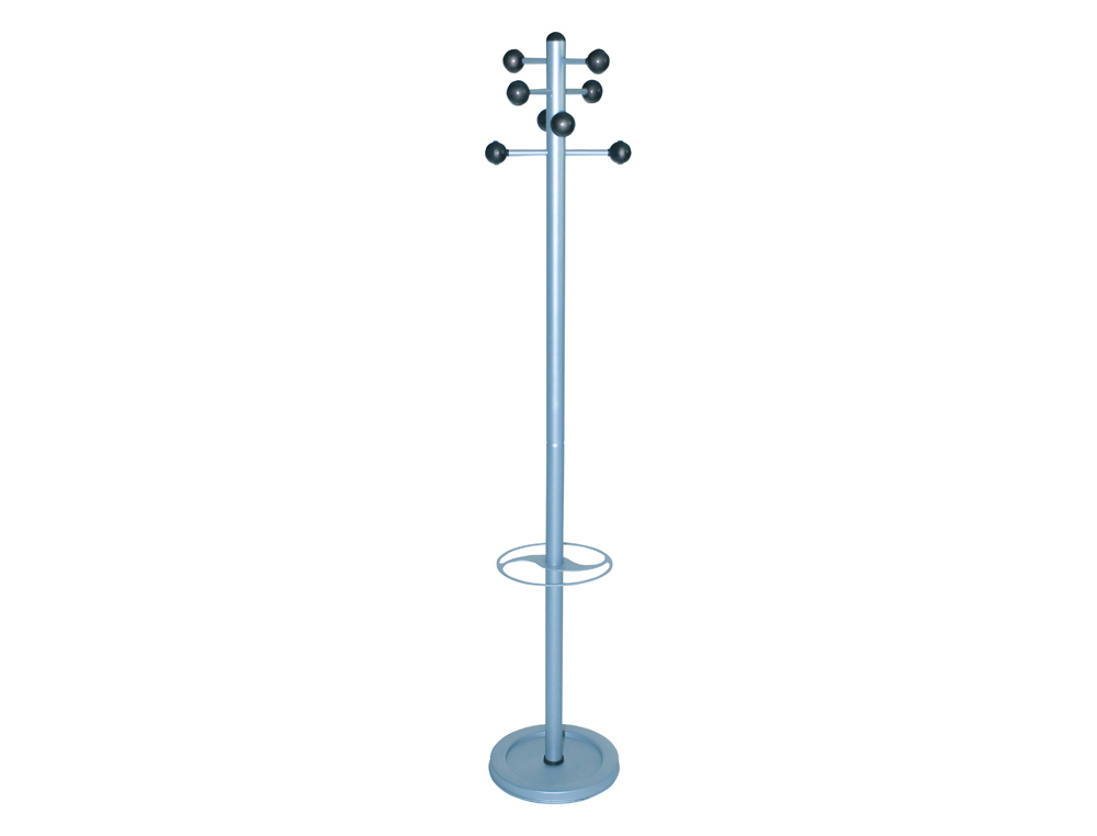 CABIDE METALICO SIE 626 COM PORTA GUARDA CHUVA -PIE 8 GANCHOS 1,77X38 CM