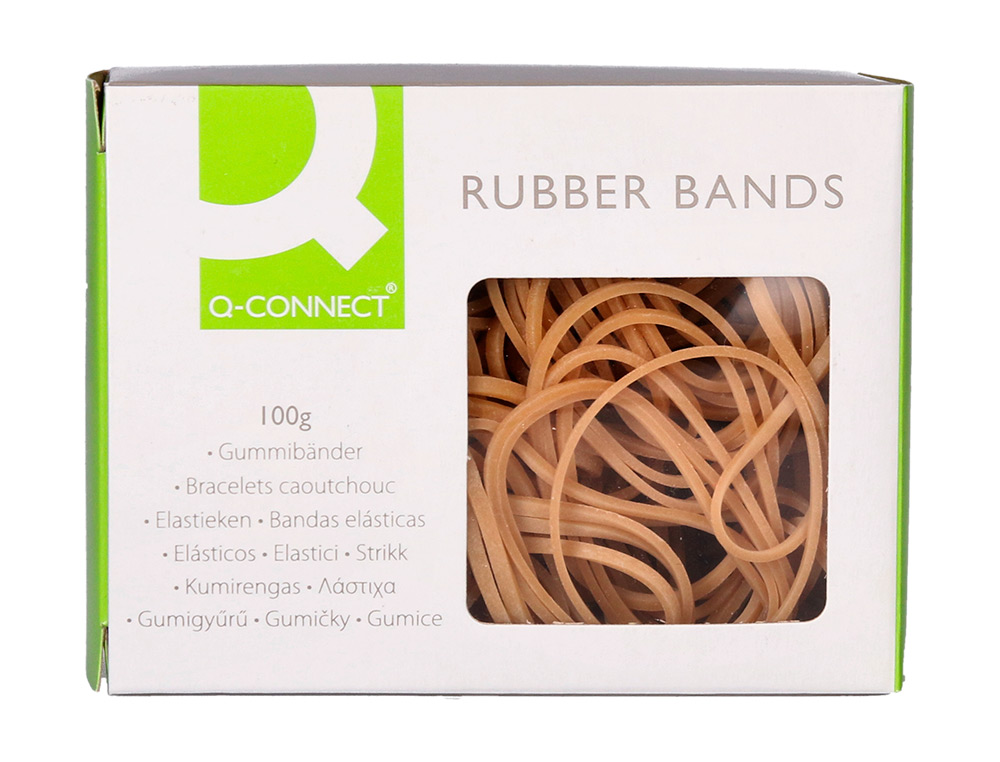 ELASTICOS Q-CONNECT 100 GR NUMERO 6