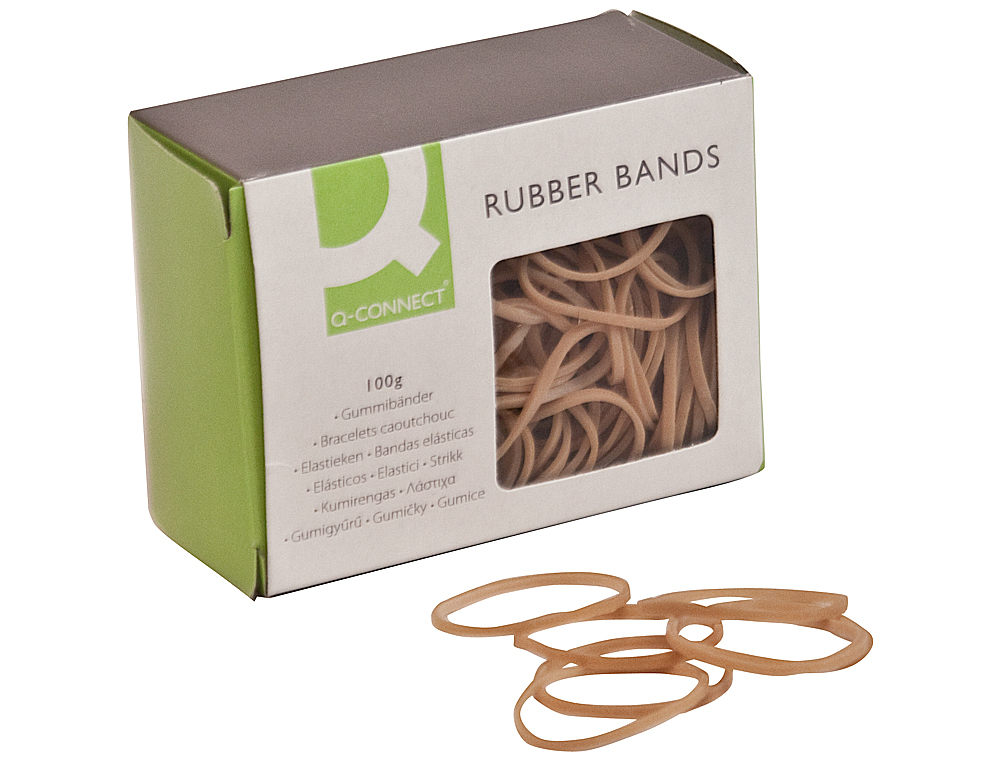 ELASTICOS Q-CONNECT 100 GR NUMERO 8