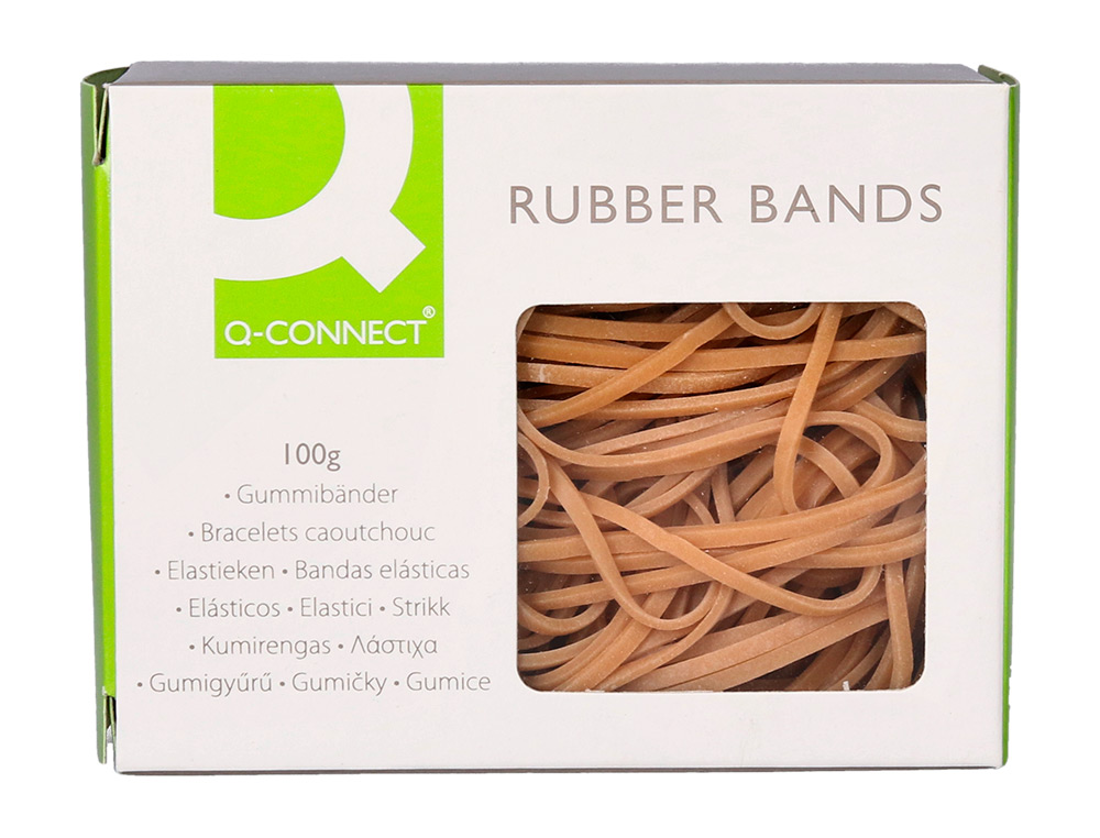 ELASTICOS Q-CONNECT 100 GR NUMERO 8