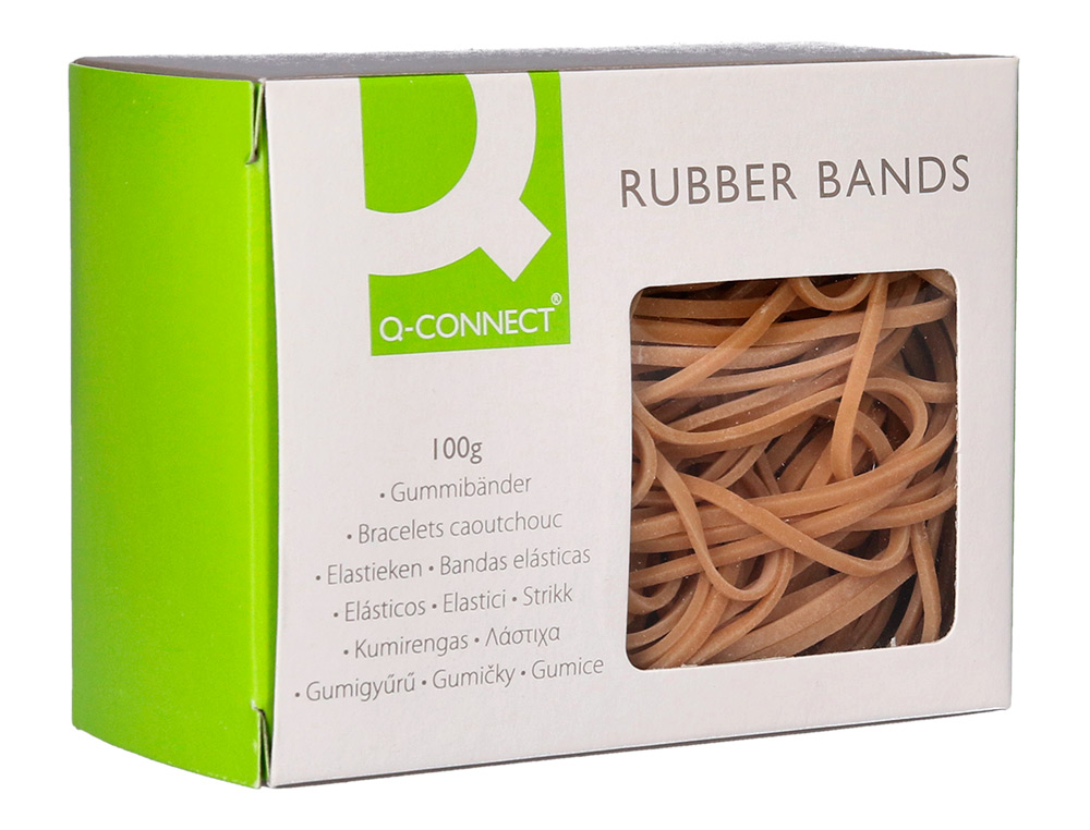 ELASTICOS Q-CONNECT 100 GR NUMERO 8