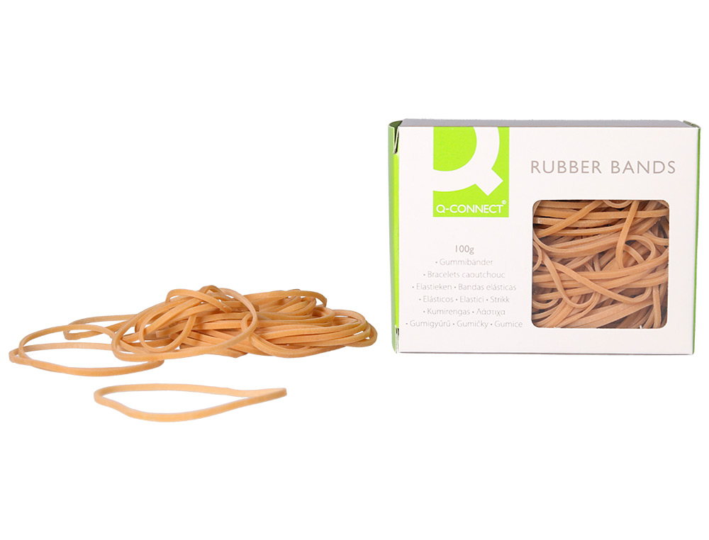 ELASTICOS Q-CONNECT 100 GR NUMERO 8