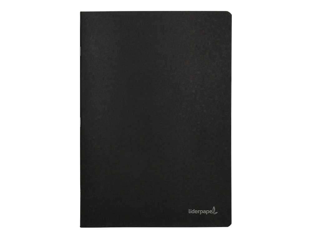 CADERNO AGRAFADO LIDERPAPEL CAPA PRETA DIN A4 80 F QUADRICULA 5MM 60GR