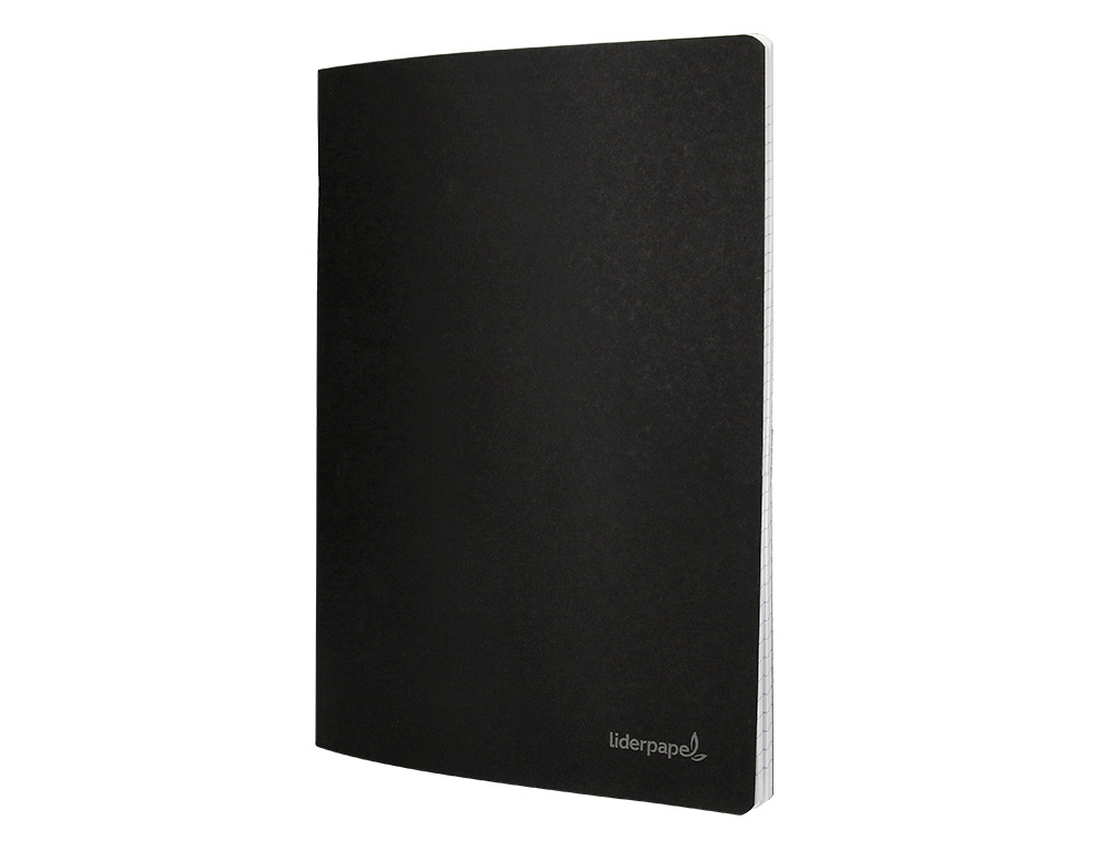 CADERNO AGRAFADO LIDERPAPEL CAPA PRETA DIN A4 80 F QUADRICULA 5MM 60GR