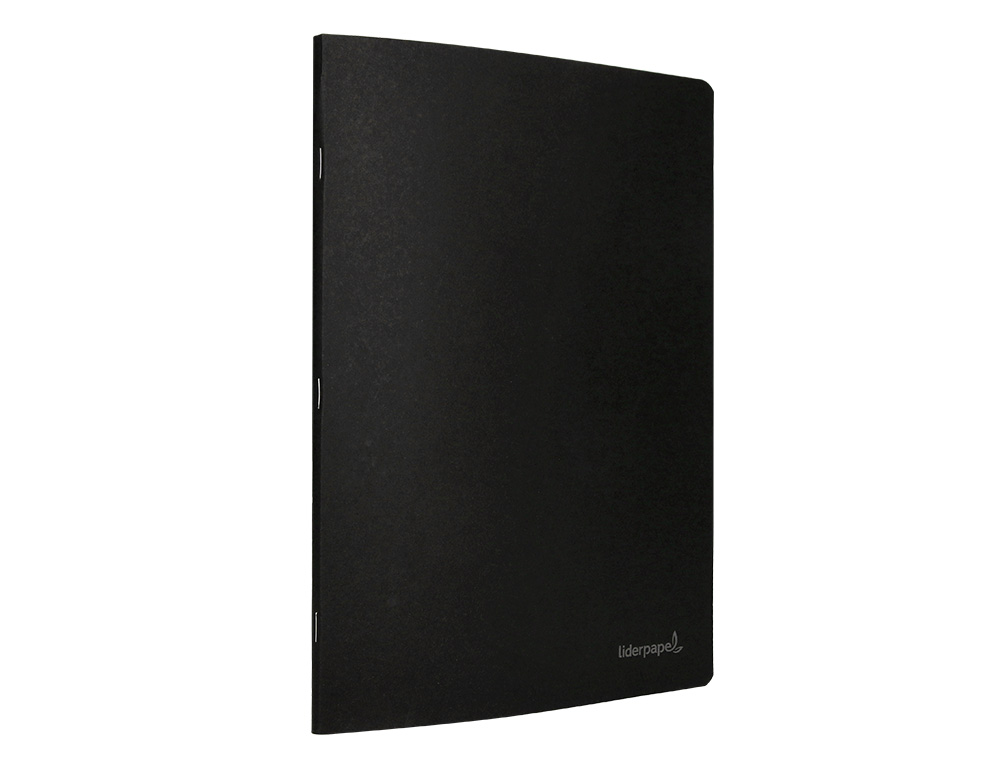 CADERNO AGRAFADO LIDERPAPEL CAPA PRETA DIN A4 80 F QUADRICULA 5MM 60GR