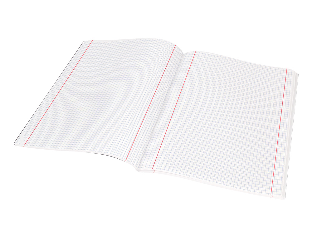 CADERNO AGRAFADO LIDERPAPEL CAPA PRETA DIN A5 80 F QUADRICULA 5MM 60GR