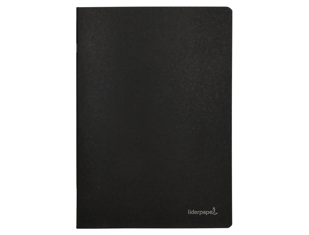 CADERNO AGRAFADO LIDERPAPEL CAPA PRETA DIN A5 80 F QUADRICULA 5MM 60GR