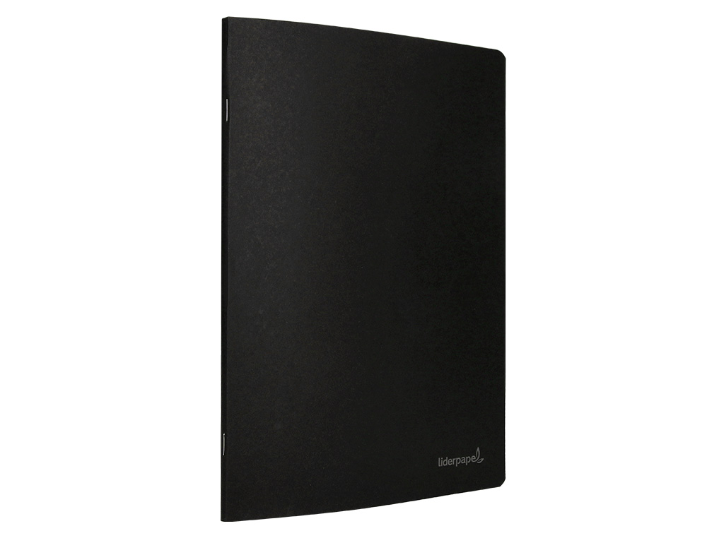 CADERNO AGRAFADO LIDERPAPEL CAPA PRETA DIN A5 80 F QUADRICULA 5MM 60GR