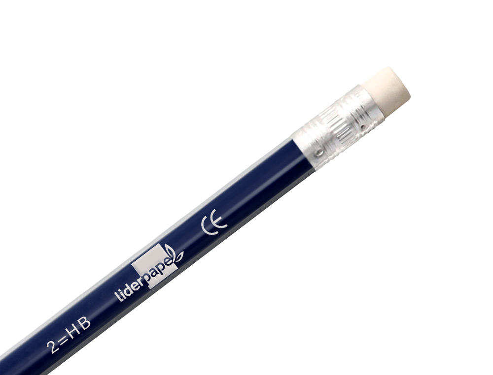 LAPIS DE GRAFITE COM BORRACHA TRIANGULAR HB
