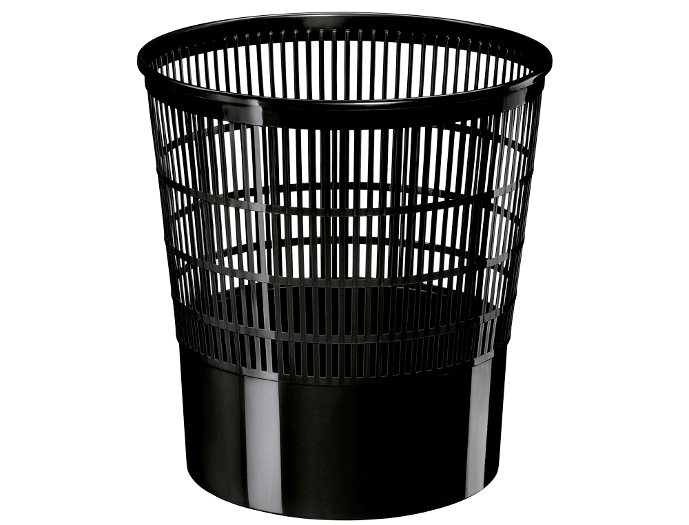 CESTO DE PAPEIS CEP EM PLASTICO ECOLINE REDE PRETA 16 LITROS 30X31,7 CM
