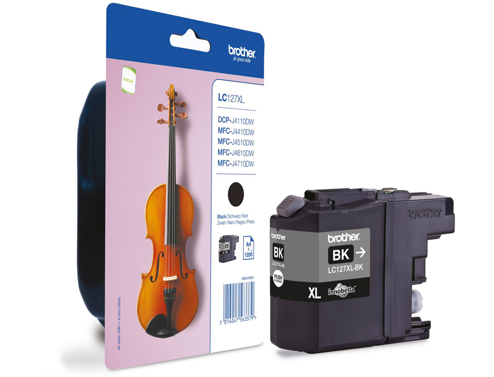 TINTEIRO BROTHER MFC-J4410DW/4510 DW PRETO ALTA CAPACIDADE1200 PAG