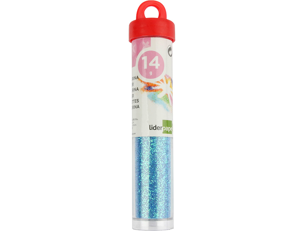 PURPURINA LIDERPAPEL FANTASIA CORES METALICAS PASTEL FRASCO DE 14 GR