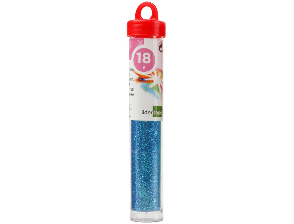 PURPURINA LIDERPAPEL FANTASIA CORES METALICAS PASTEL FRASCO DE 18 GR