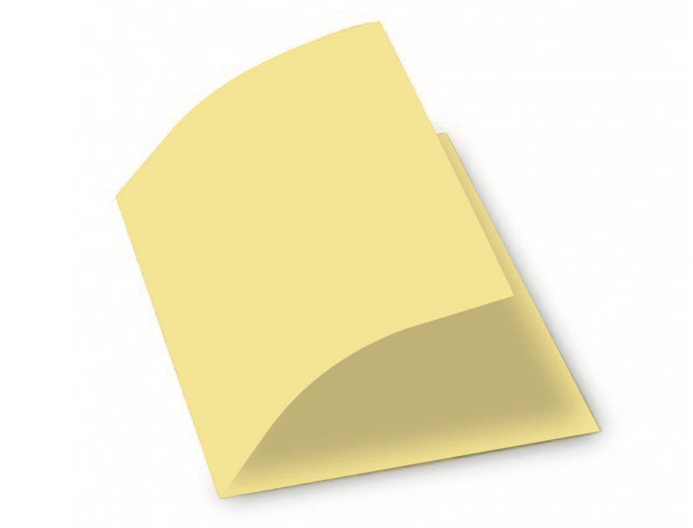 CLASSIFICADOR GIO DE CARTOLINA FOLIO AMARELO PASTEL 180 G/M2