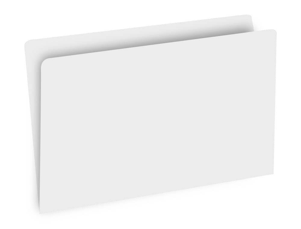 CLASSIFICADOR GIO DE CARTOLINA FOLIO BRANCA PASTEL 180 G/M2