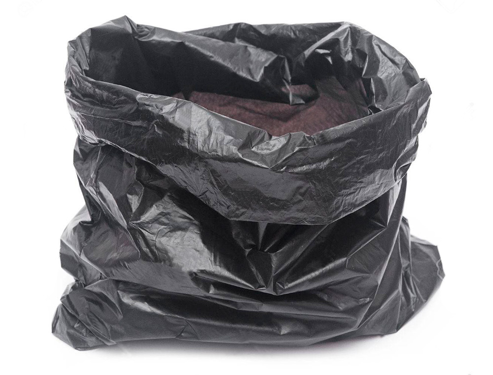 SACO DE LIXO INDUSTRIAL BISNAGA PRETA 85X105CM GALGA 120 ROLO DE 10 UNIDADES