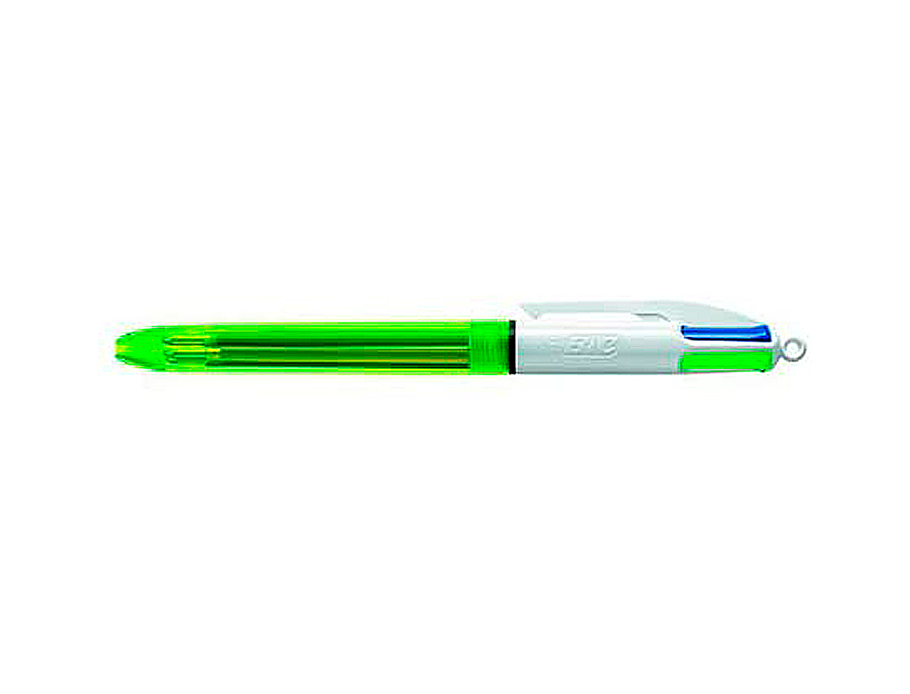 ESFEROGRAFICA BIC QUATRO CORES AZUL / PRETO / VERMELHO / AMARELO FLUOR PONTA MEDIA 1 MM