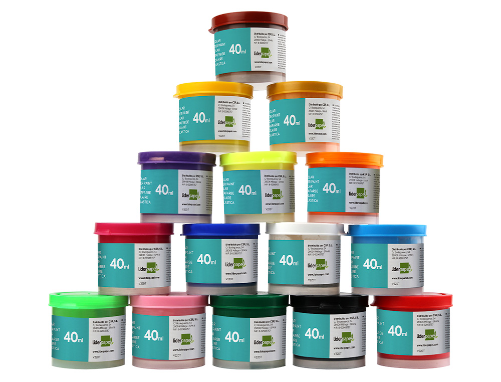 GUACHE LIDERPAPEL ESCOLAR 40 ML BRANCO