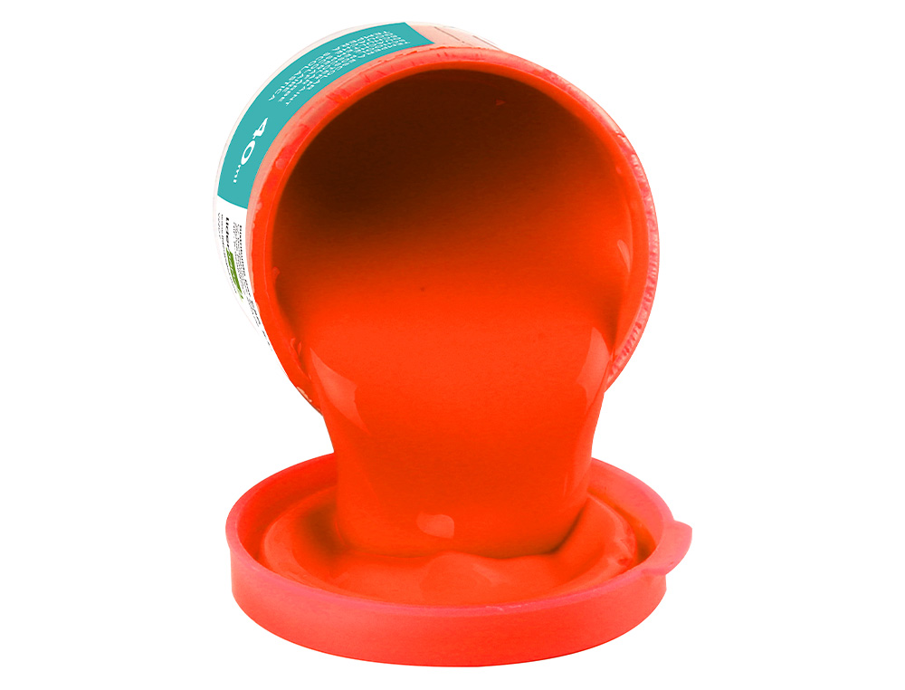 GUACHE LIDERPAPEL ESCOLAR 40 ML LARANJA