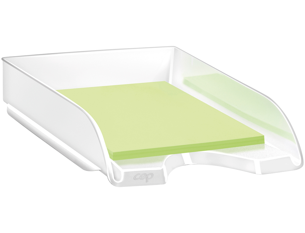 TABULEIRO DE SECRETARIA CEP PLASTICO BRANCO 257X348X66 MM