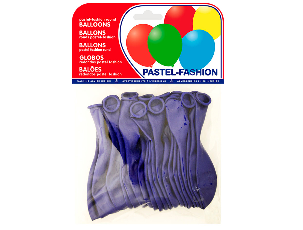 BALOES PASTEL AZUL MARINHO BOLSA DE 20 UNIDADES