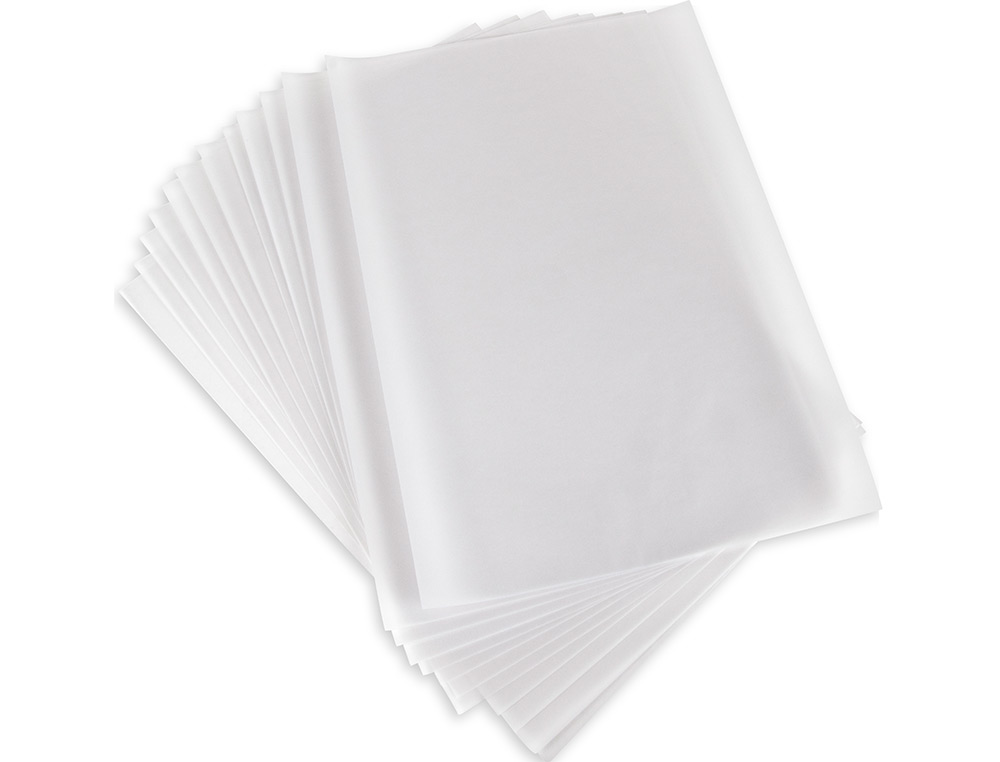 BLOCO DE PAPEL VEGETAL LIDERPAPEL DIN A4 210X297MM 90 GR BOLSA DE 12 FOLHAS
