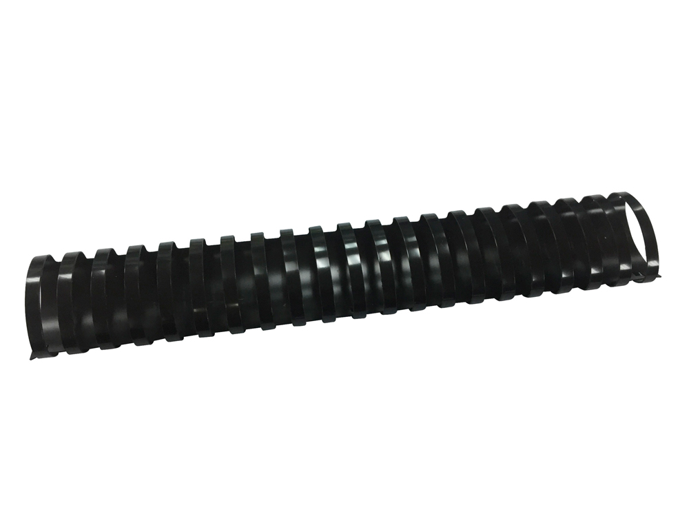 ESPIRAL Q-CONNECT REDONDA 51 MM PLASTICO PRETO CAPACIDADE 490 FOLHAS CAIXA DE 10 UNIDADES