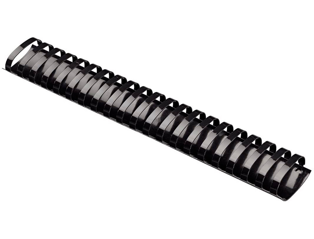 ESPIRAL Q-CONNECT REDONDA 51 MM PLASTICO PRETO CAPACIDADE 490 FOLHAS CAIXA DE 10 UNIDADES