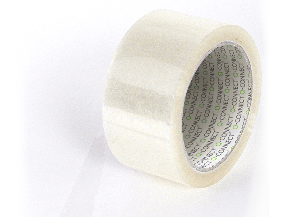FITA ADESIVA Q-CONNECT POLIPROPILENO TRANSPARENTE 66 MT X 75 MM
