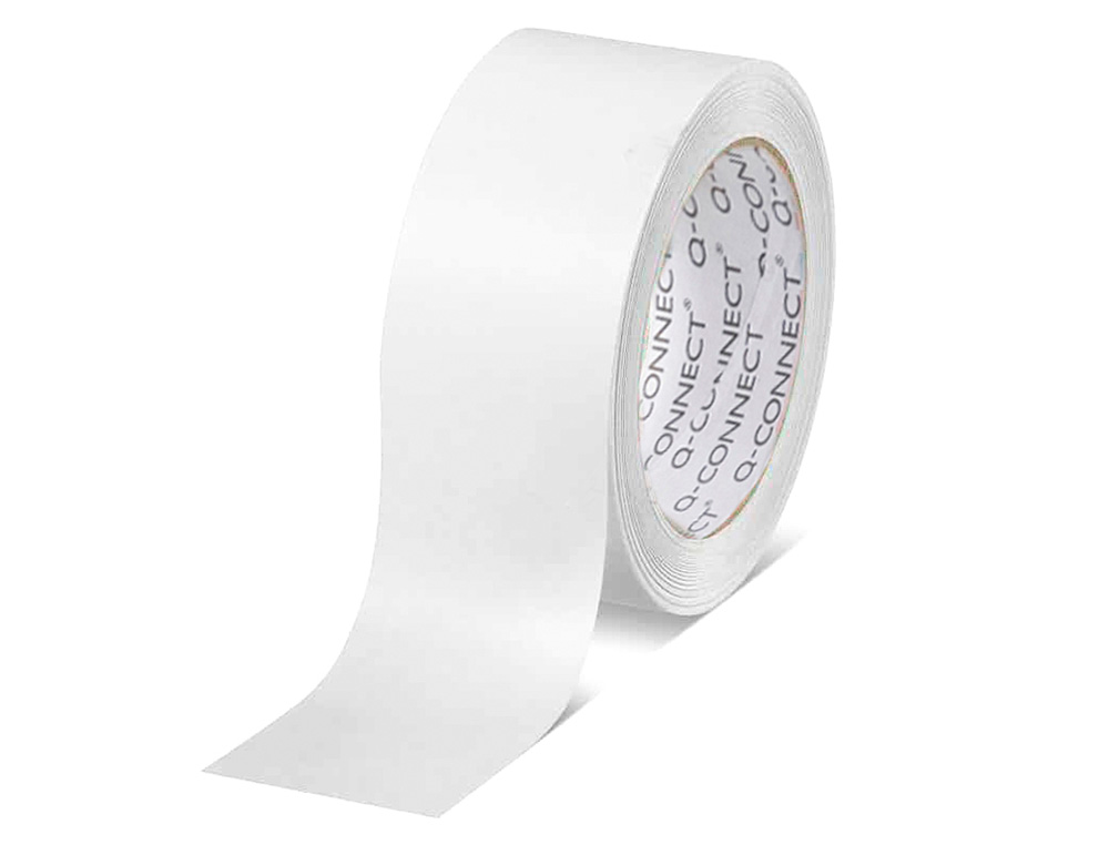 FITA ADESIVA Q-CONNECT POLIPROPILENO BRANCA 66 MT X 75 MM