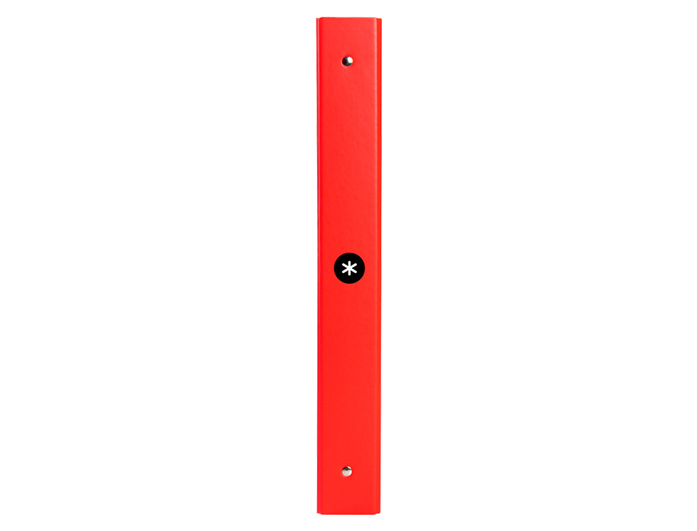 PASTA ANTARTIK DIN A4 FORRADA 4 ANEIS 25 MM REDONDOS COR VERMELHO
