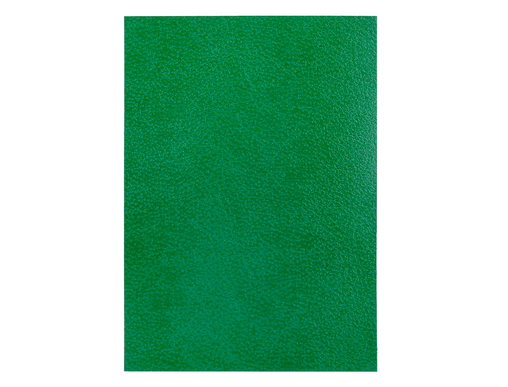CAPA DE ENCADERNACAO LIDERPAPEL CARTAO DIN A4 1 MM VERDE PACK DE 50 UNIDADES