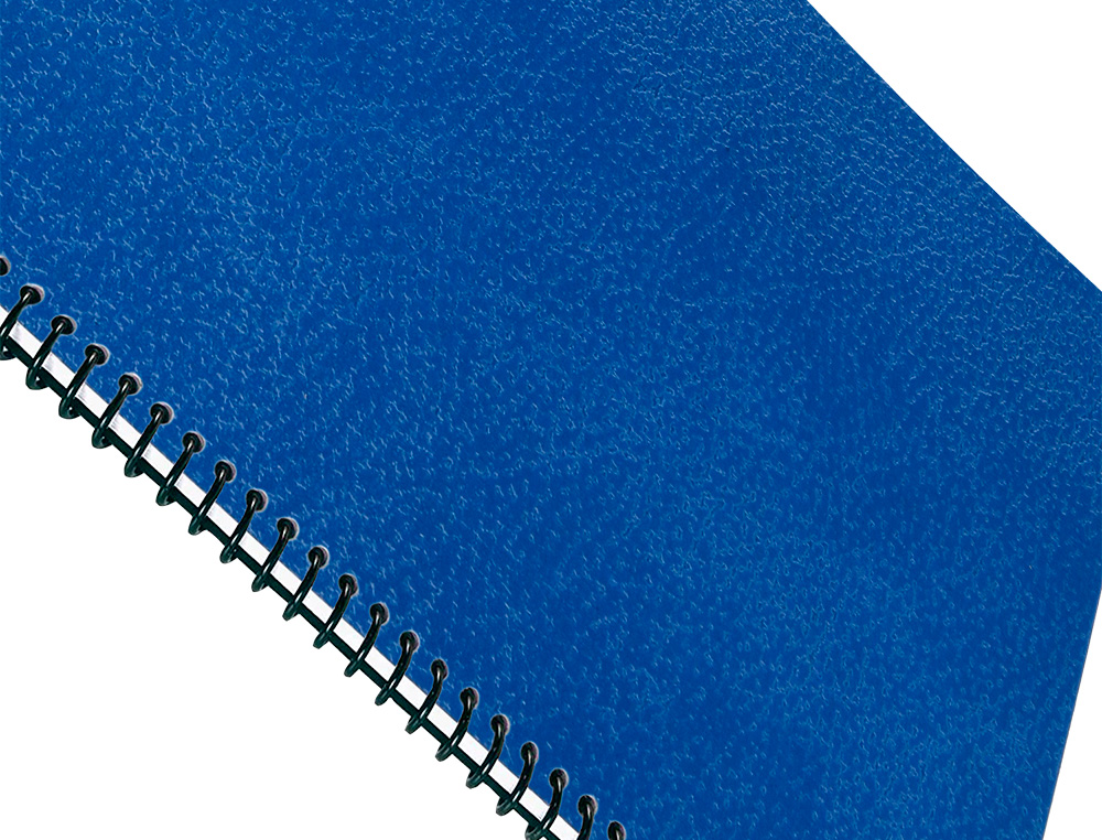 CAPA DE ENCADERNACAO LIDERPAPEL CARTAO DIN A4 1 MM AZUL PACK DE 50 UNIDADES